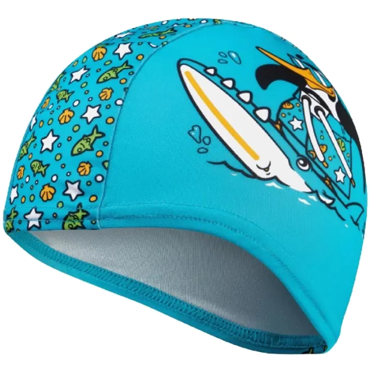 Casca de inot textil Speedo PRINTED POLYESTER CAP IU 8-1224114675 Albastru deschis photo 3